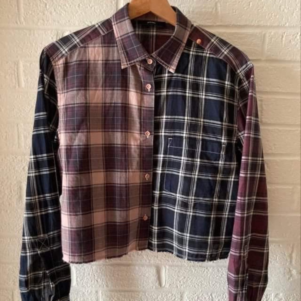 Diesel Long Sleeves Plaid Shirt Size XS